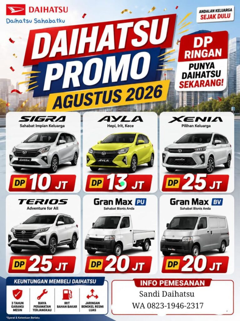 Promo Dp & Angsuran TermurahDaihatsu Call WA 0823-1946-2317